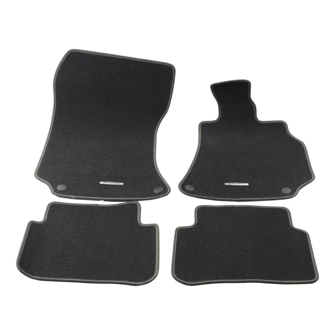 Floor Mats Set Interior Front Rear Cover Black to Mercedes W212 with Part number A2126806900 Mercedes W212 Floor Mats Set Interior Front Rear Cover Black - SKU rhd-A2126806900 - Part number A2126806900