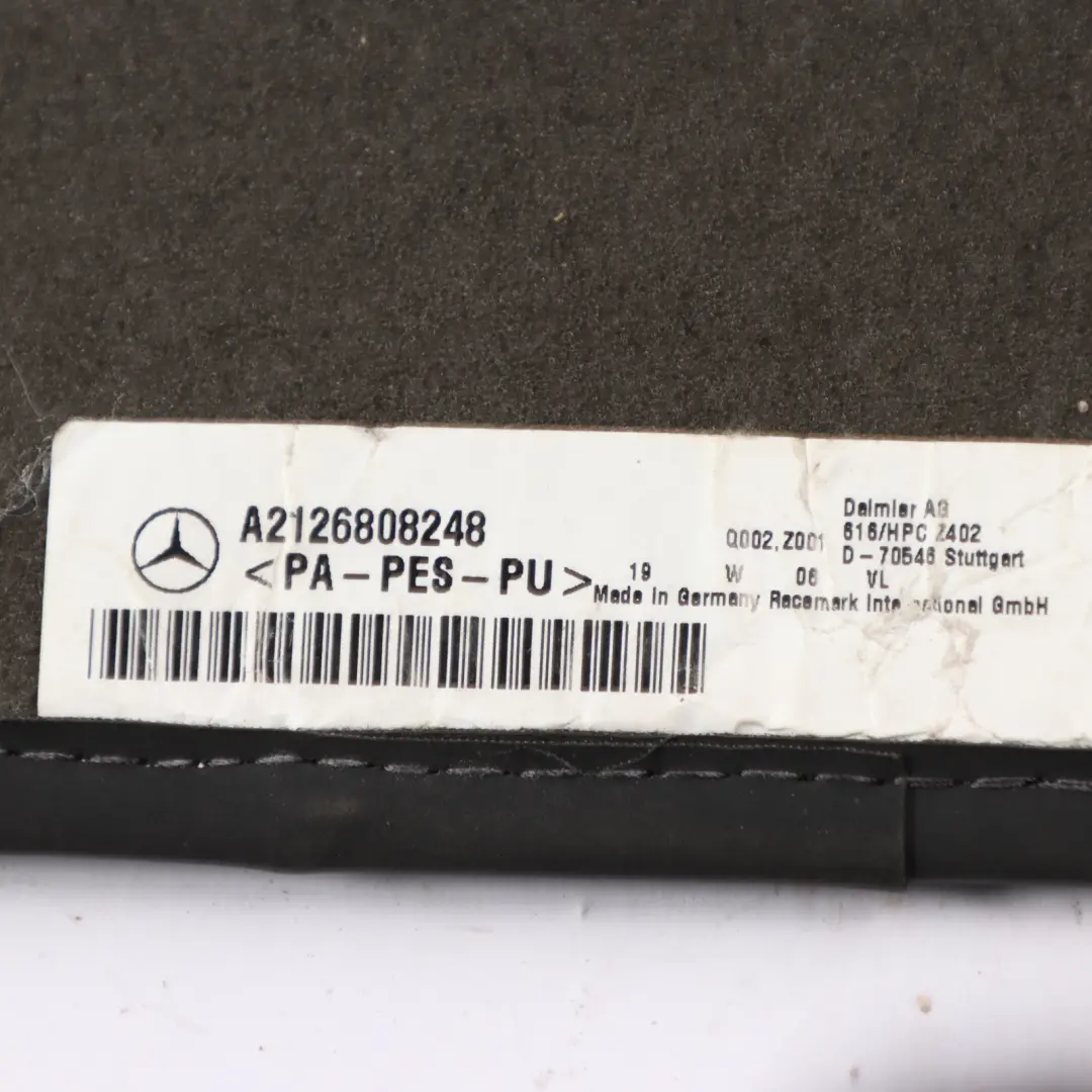 Floor Mats Set Interior Front Rear Cover Black to Mercedes W212 with Part number A2126806900 Mercedes W212 Floor Mats Set Interior Front Rear Cover Black - SKU rhd-A2126806900 - Part number A2126806900