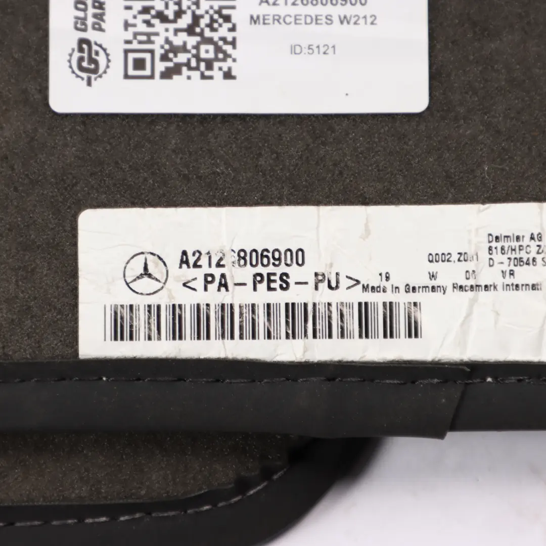 Mercedes W212 Floor Mats Set Interior Front Rear Cover Black - SKU rhd-A2126806900 - Part number A2126806900