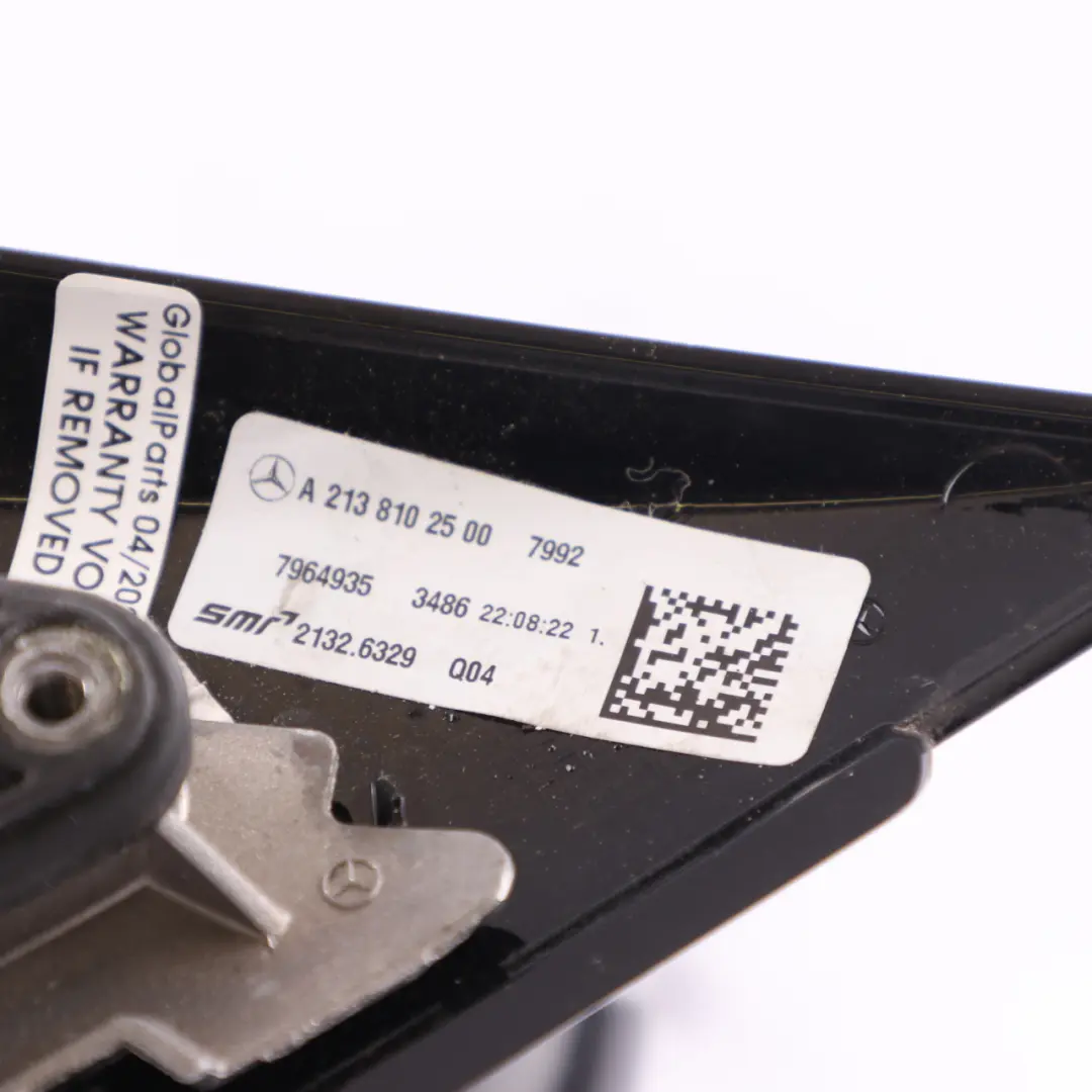 Wing Mirror Outside Door Left N/S High Gloss A2138102500 to Mercedes W213 with Part number A2138107701 Mercedes W213 Wing Mirror Outside Door Left N/S High Gloss A2138102500 - SKU rhd-A2138107701-BLK - Part number A2138107701