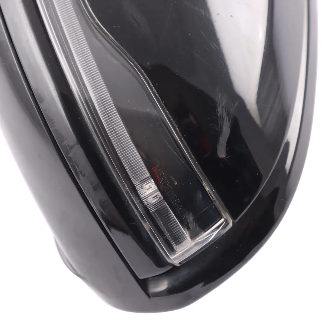 Mercedes W213 Wing Mirror Outside Door Left N/S Obsidian Black - 197 - SKU rhd-A2138107701-OB - Part number A2138107701