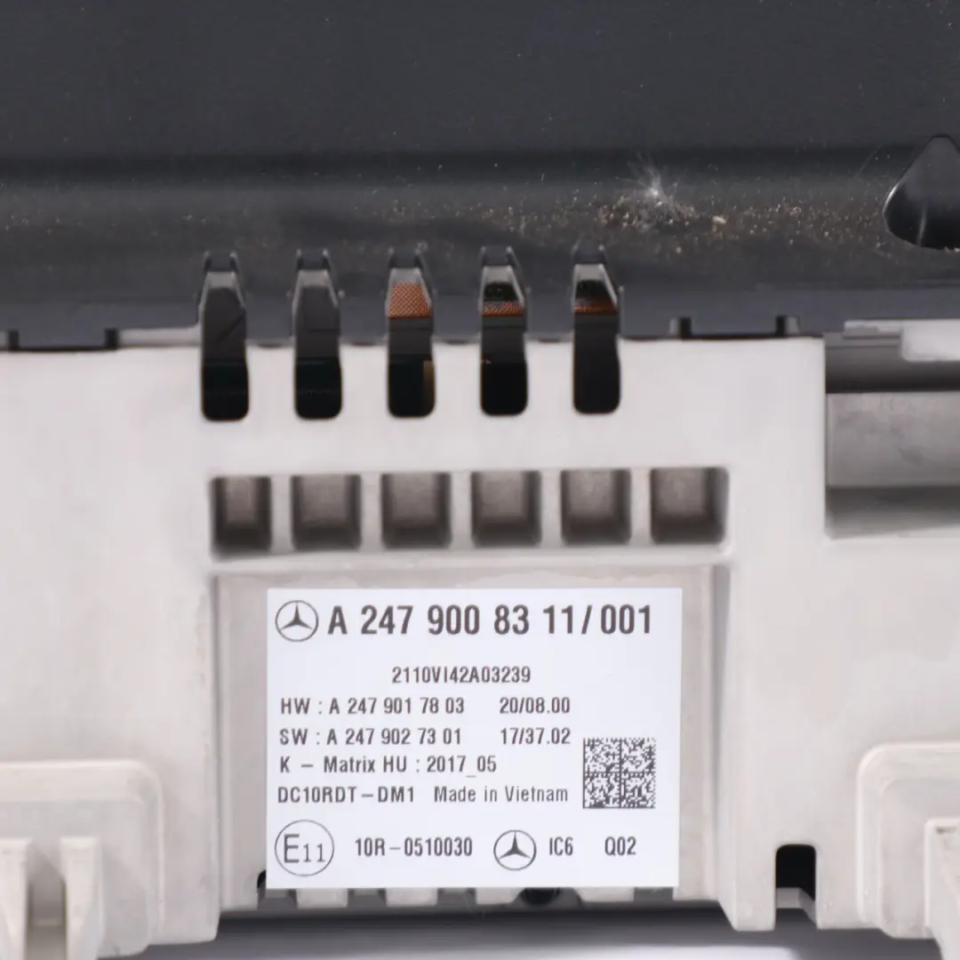 Monitor Display Speedo SAT NAV Virtual Cockpit to Mercedes W177 Dash with Part number A2479008311 Mercedes W177 Dash Monitor Display Speedo SAT NAV Virtual Cockpit - SKU rhd-A2479008311-1 - Part number A2479008311