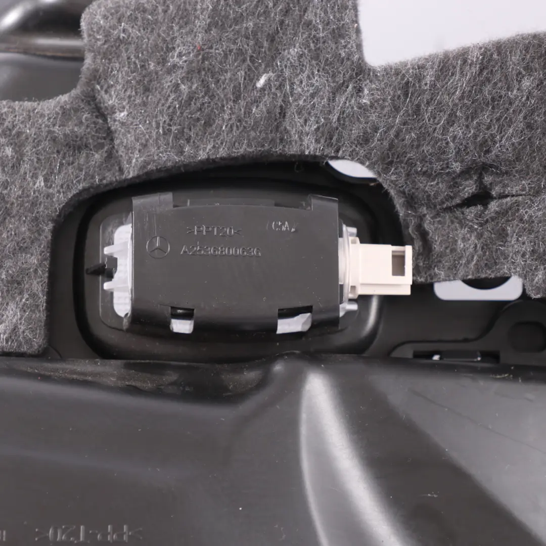 Under Dashboard Cover Decor Trim Panel Black Right O/S to Mercedes X253 with Part number A2536800636 Mercedes X253 Under Dashboard Cover Decor Trim Panel Black Right O/S - SKU rhd-A2536800636 - Part number A2536800636