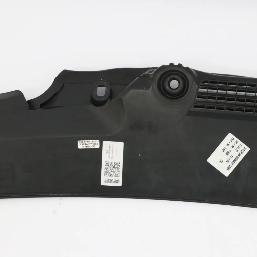 Mercedes X253 Windscreen Wiper Trim Cover Front Bonnet Wiper Trim - SKU rhd-A2538306901 - Part number A2538306901