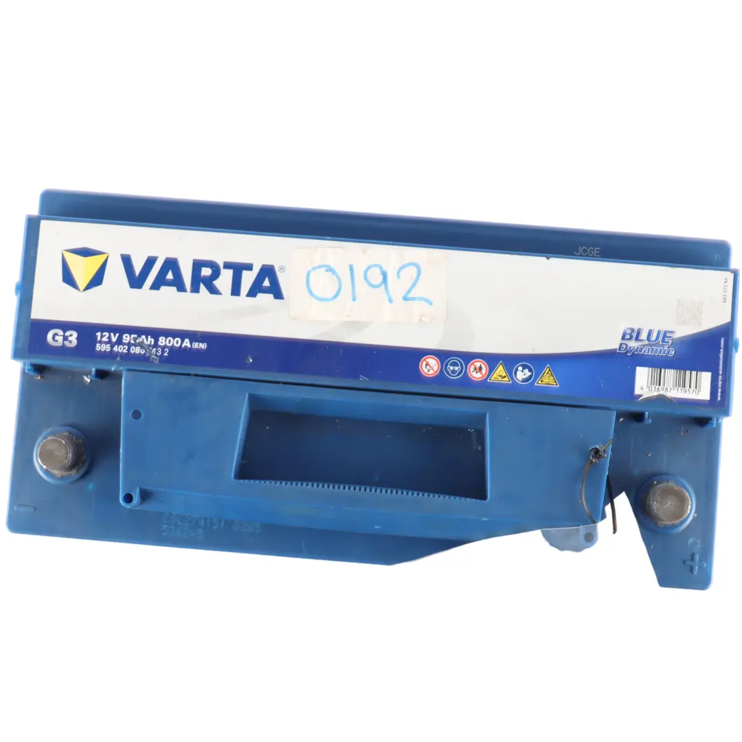  VARTA Blue Dynamic Accumulator Battery 95Ah 800A 12V G3 - SKU VARTA Blue Dynamic 95Ah Accumulator - Part number VARTA Blue Dynamic 95Ah Accumulator
