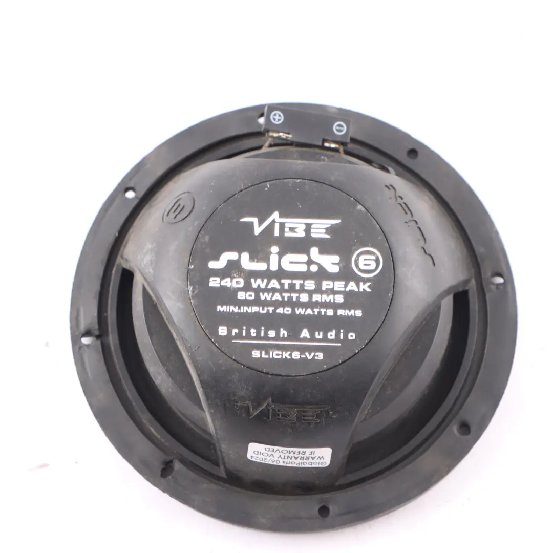Genuine VIBE Slick 6-V3 2-Way Coaxial Stereo Car Audio Component Speaker 240W  - SKU VIBE Slick6-V3 - Part number VIBE Slick6