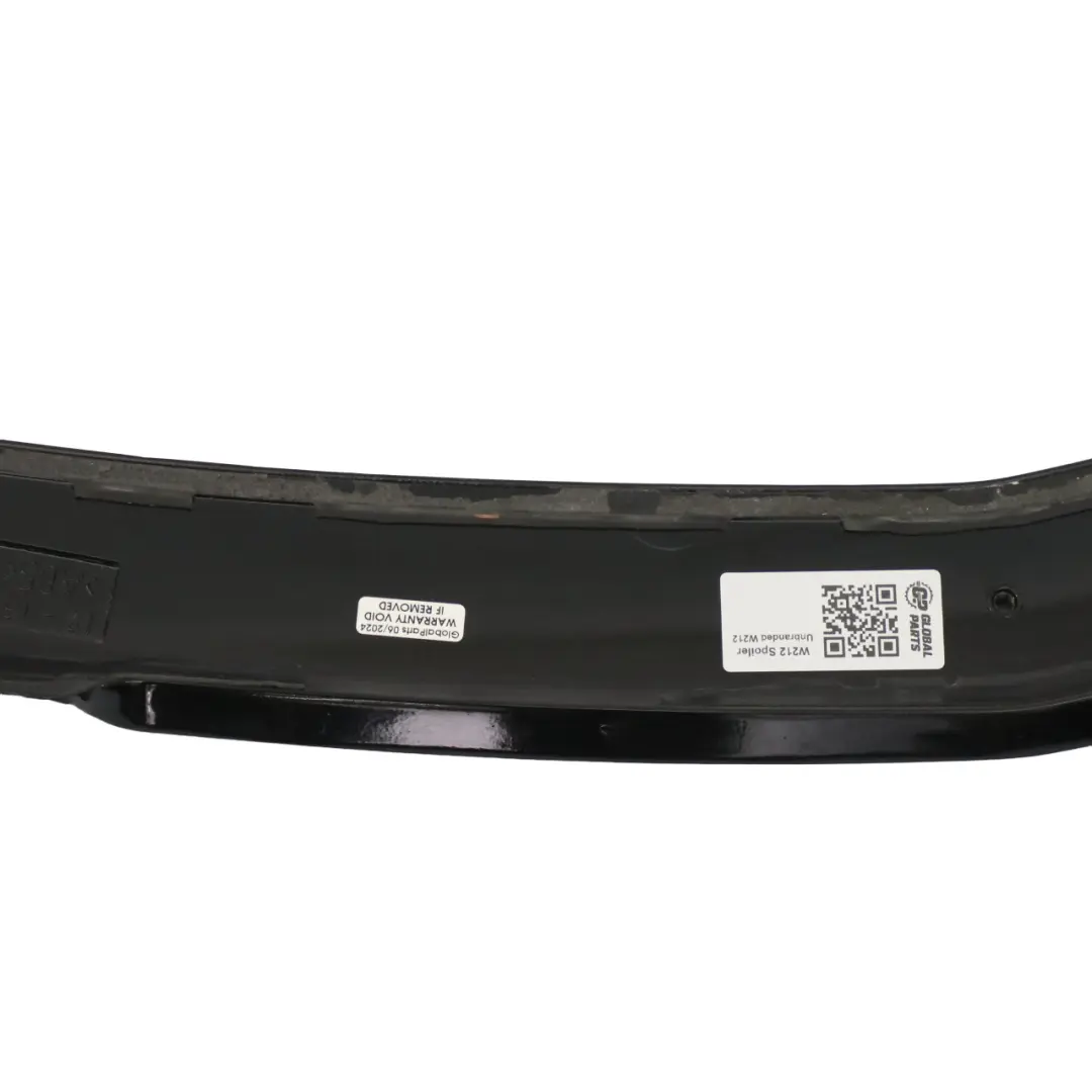 Rear Spoiler Mercedes W212 Boot Tailgate Trunk Lid Black - SKU W212-Spoiler - Part number W212 Spoiler