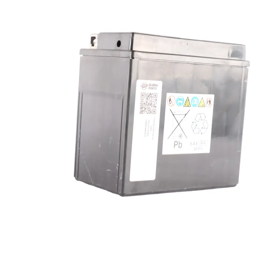  YUASA YBX AX14 12V Auxiliary Additional Generator Battery 12Ah 200A YBXAX14 - SKU YUASA YBX AX14 12Ah Accumulator - Part number YUASA YBX AX14 12Ah Accumulator