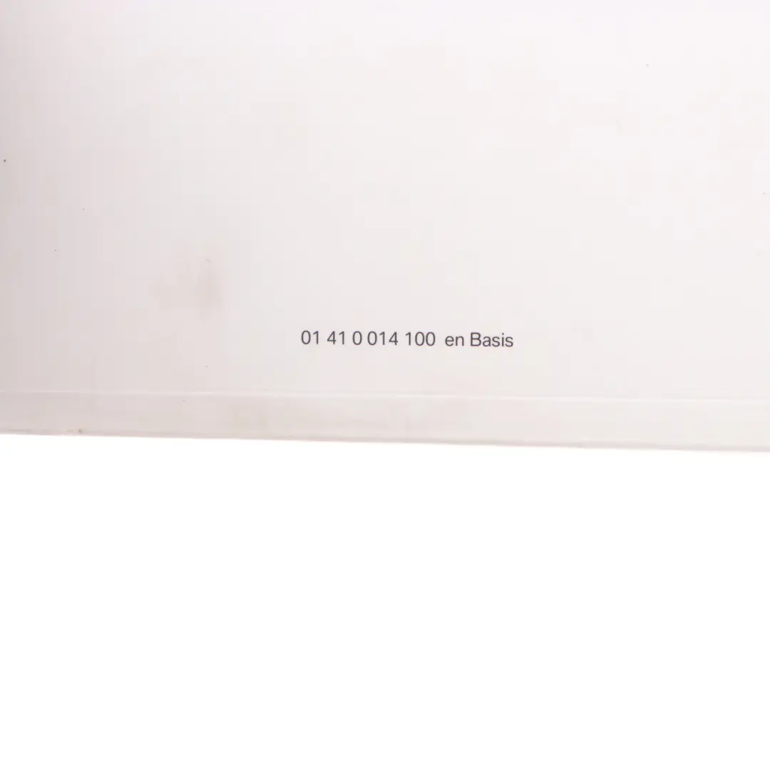 BMW 1 Series 1 E81 E87 LCI Owner's Handbook Manual Pouch Case Wallet - SKU 0014100-2 - Part number 0014100