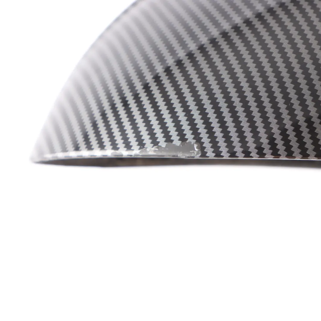 Wing Mirror Cover BMW E90 E91 Left Right N/O/S Cover Set Casing Carbon Look to with Part number 0032725/0032724 Wing Mirror Cover BMW E90 E91 Left Right N/O/S Cover Set Casing Carbon Look - SKU 0032725/0032724-1 - Part number 0032725/0032724