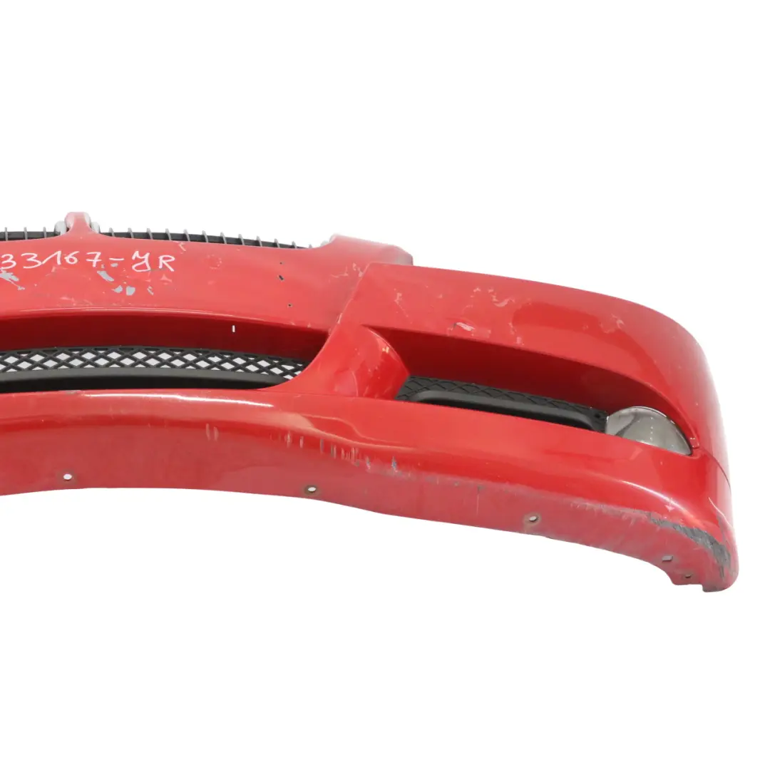 Complete Front Bumper Trim Panel Japanrot Japan Red - 438 to BMW E90 E91 with Part number 0033167 BMW E90 E91 Complete Front Bumper Trim Panel Japanrot Japan Red - 438 - SKU 0033167-JR - Part number 0033167