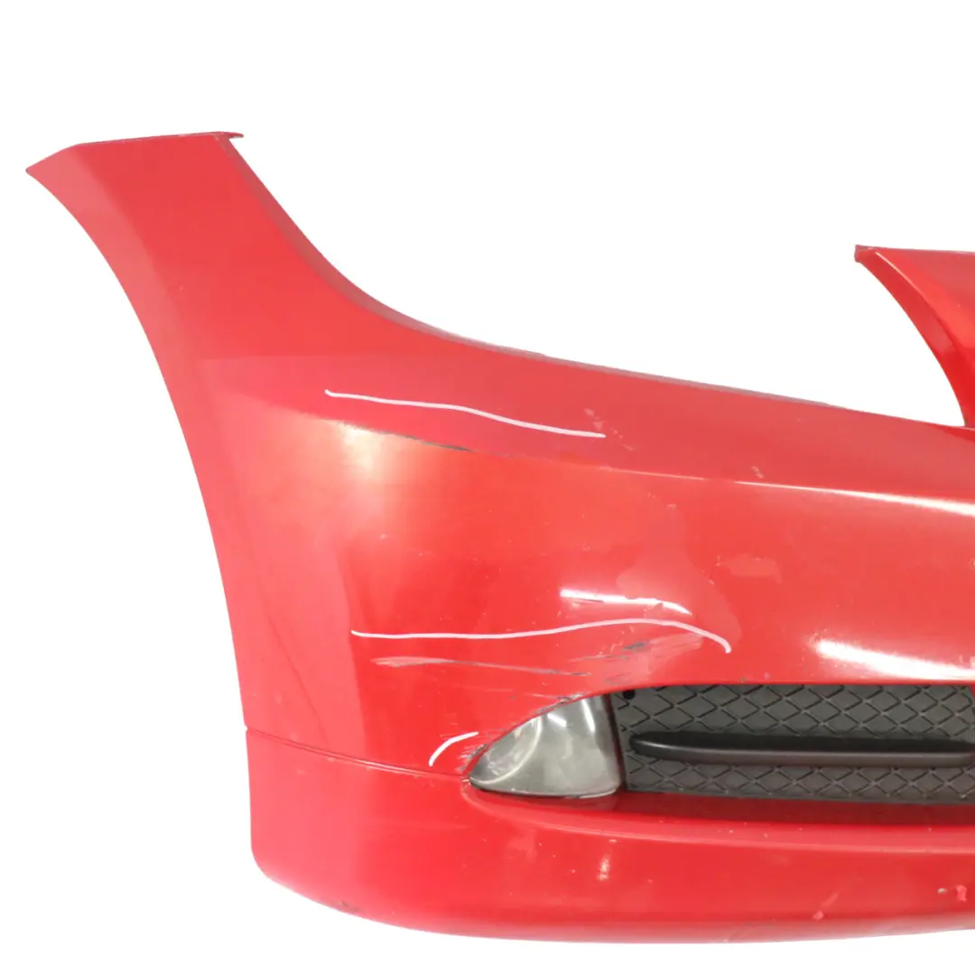 Complete Front Bumper Trim Panel Japanrot Japan Red - 438 to BMW E90 E91 with Part number 0033167 BMW E90 E91 Complete Front Bumper Trim Panel Japanrot Japan Red - 438 - SKU 0033167-JR - Part number 0033167
