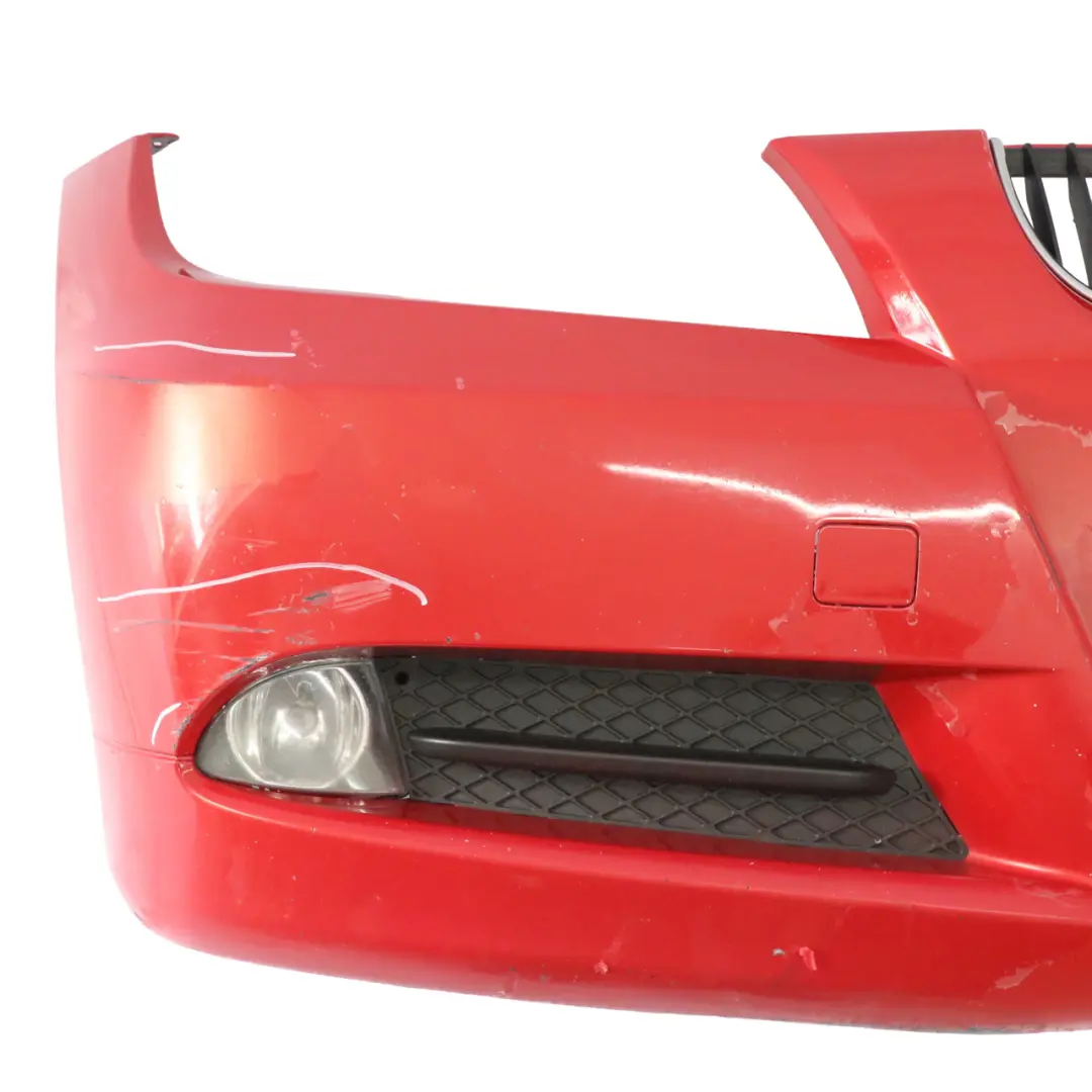 Complete Front Bumper Trim Panel Japanrot Japan Red - 438 to BMW E90 E91 with Part number 0033167 BMW E90 E91 Complete Front Bumper Trim Panel Japanrot Japan Red - 438 - SKU 0033167-JR - Part number 0033167