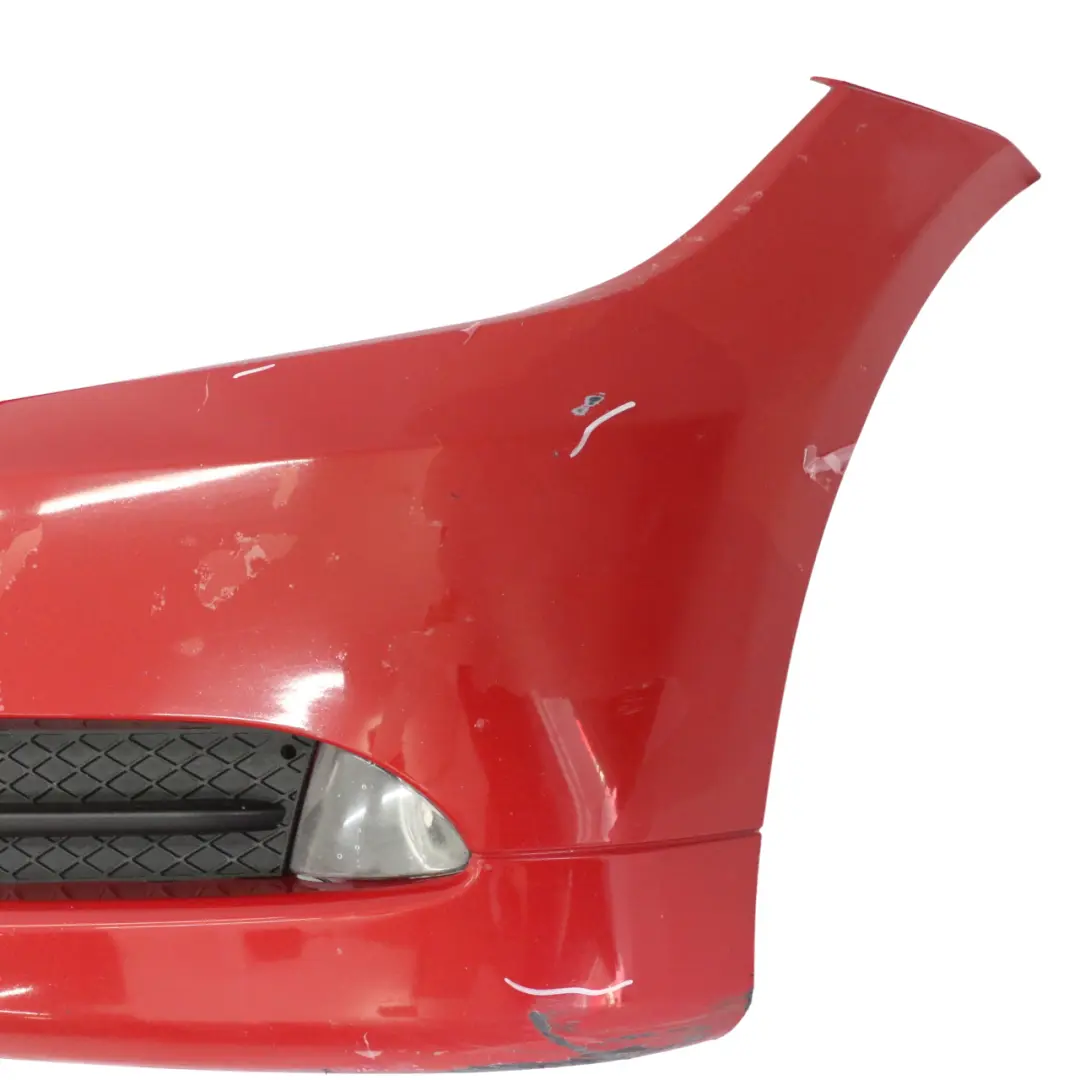 Complete Front Bumper Trim Panel Japanrot Japan Red - 438 to BMW E90 E91 with Part number 0033167 BMW E90 E91 Complete Front Bumper Trim Panel Japanrot Japan Red - 438 - SKU 0033167-JR - Part number 0033167