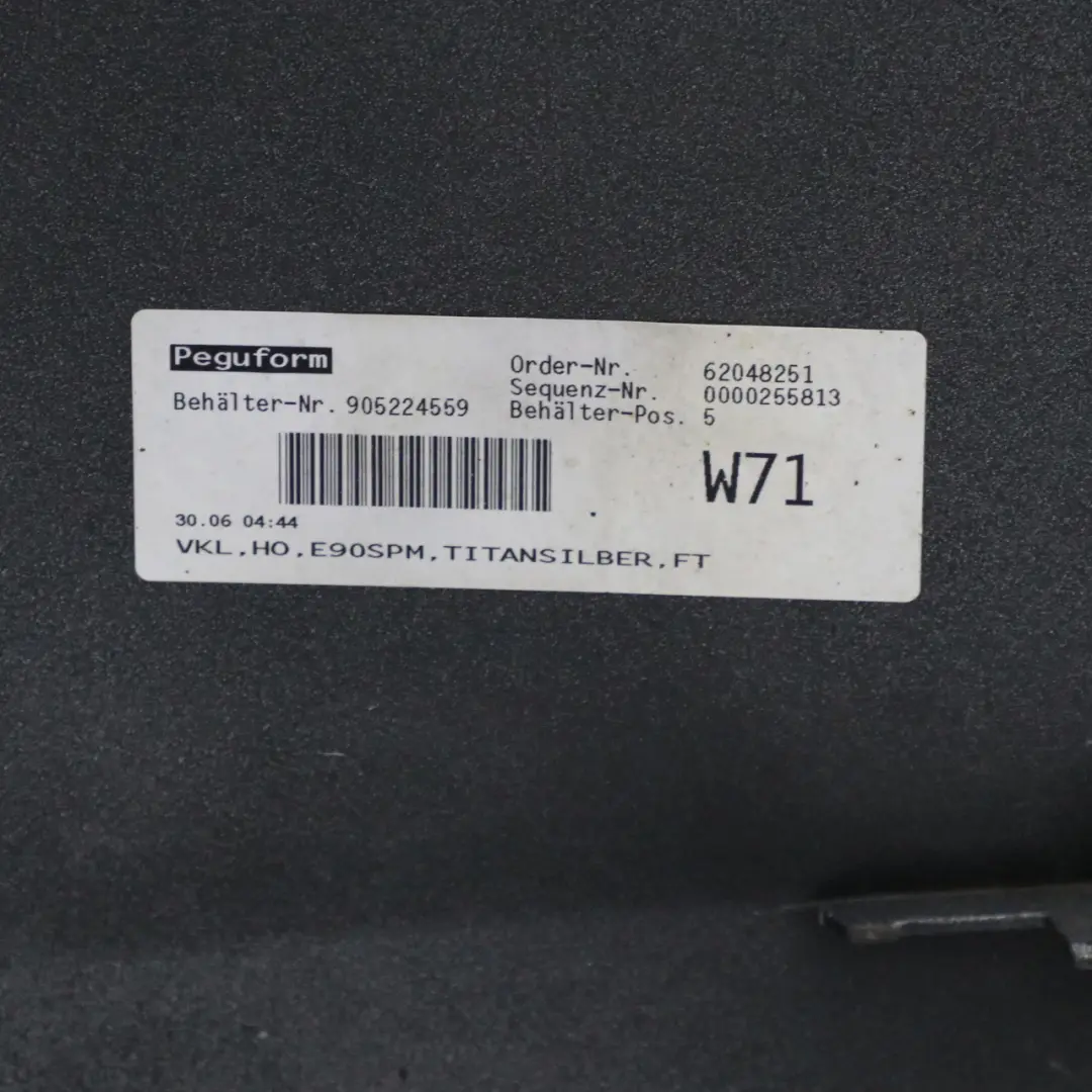 BMW E90 Zderzak Tylny M-Pakiet Titansilber Srebrny Metalik - 354 - SKU 0033541-TS2 - Numer Części 0033541