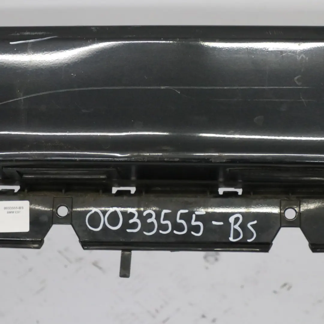 BMW E87 M Sport Rear Bumper Trim Panel PDC Black Sapphire Metallic - 475 - SKU 0033555-BS - Part number 0033555