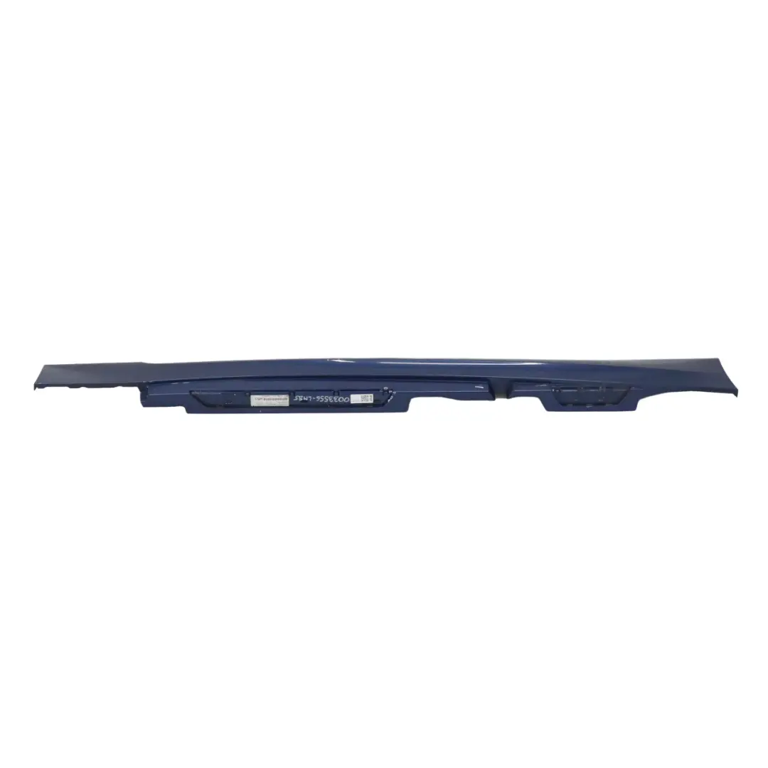 BMW E87 LCI M Sport Sill Strip Side Skirt Right O/S Le Mans Blue Metallic - 381 - SKU 0033556-LMB5 - Part number 0033556