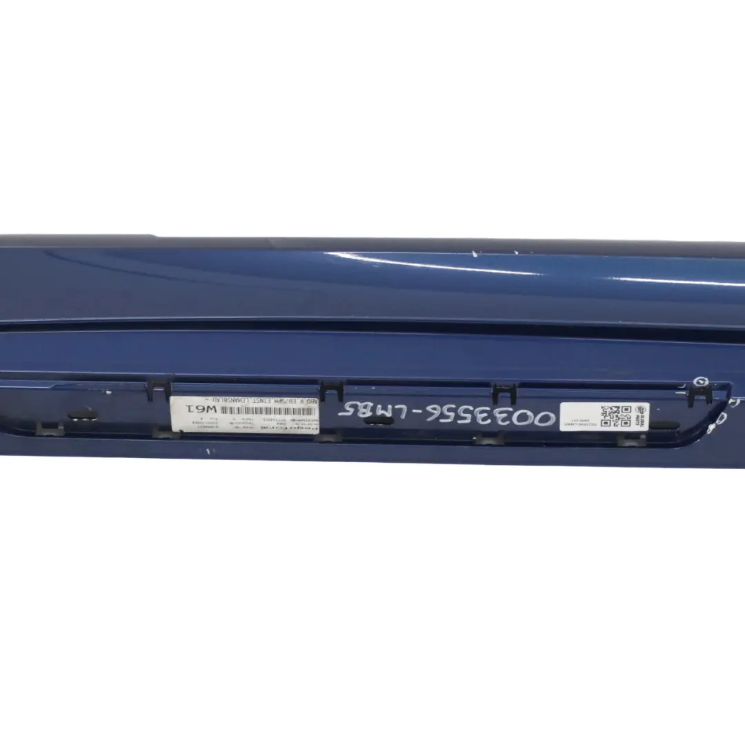 BMW E87 LCI M Sport Schwellerleiste Blende Schweller Rechts Le Mans Blau - 381 - SKU 0033556-LMB5 - Teilenummer 0033556
