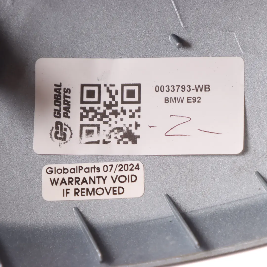 Left Cover Cap N/S Casing Housing Wing Mirror Blue Metallic - 896 to BMW E92 E93 with Part number 0033793 BMW E92 E93 Left Cover Cap N/S Casing Housing Wing Mirror Blue Metallic - 896 - SKU 0033793-WB - Part number 0033793