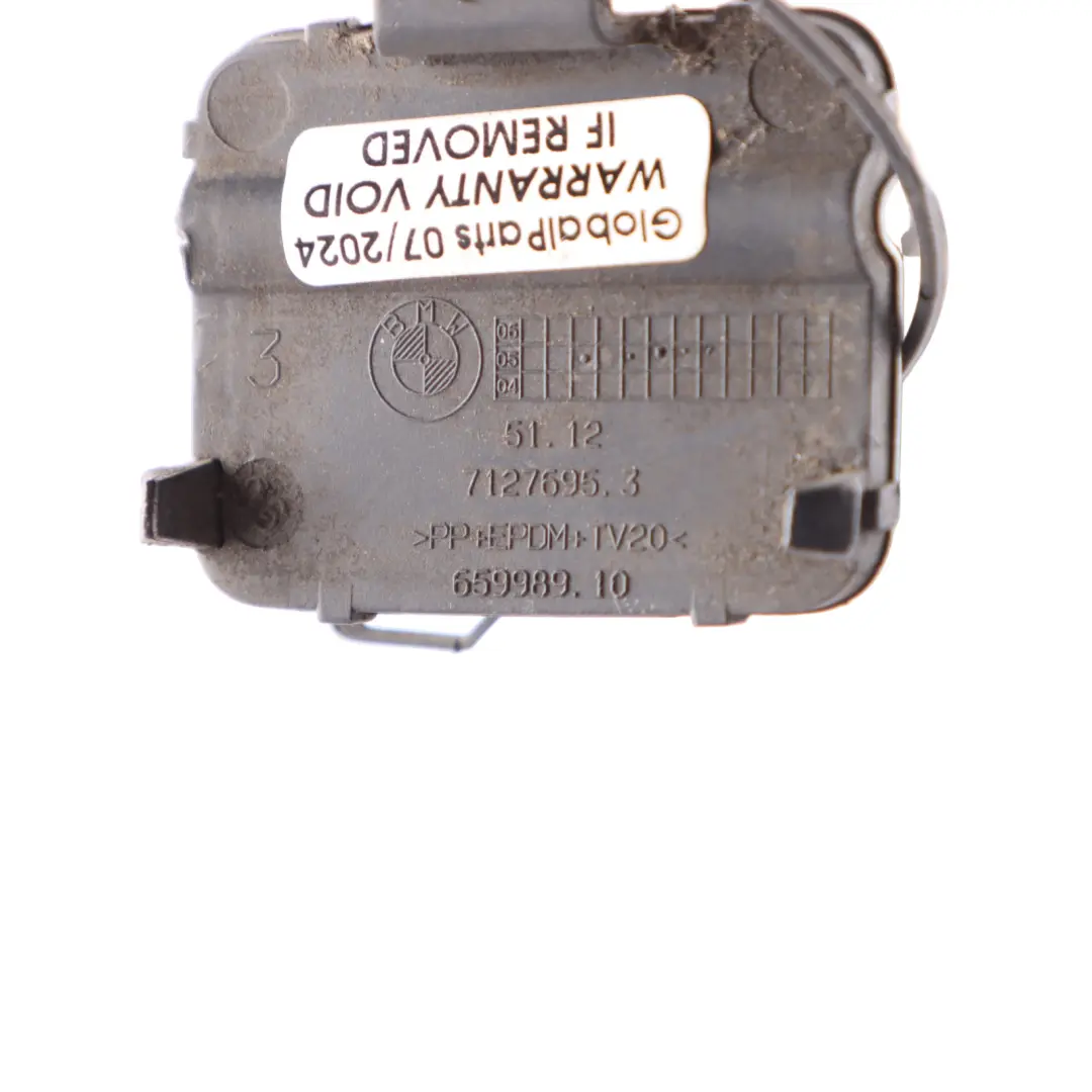 Bumper Flap Towing Eye Hook Cover Arctic Metallic - A34 7127695 to BMW E91 Rear with Part number 0034446 BMW E91 Rear Bumper Flap Towing Eye Hook Cover Arctic Metallic - A34 7127695 - SKU 0034446-AM - Part number 0034446