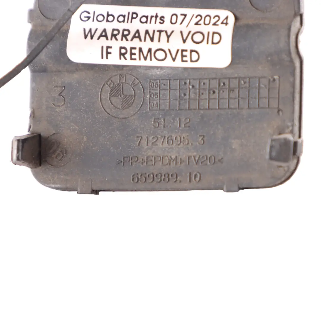 Bumper Flap Towing Eye Hook Cover Platinbronze Bronze - A53 to BMW E91 Rear with Part number 0034446 BMW E91 Rear Bumper Flap Towing Eye Hook Cover Platinbronze Bronze - A53 - SKU 0034446-PB - Part number 0034446