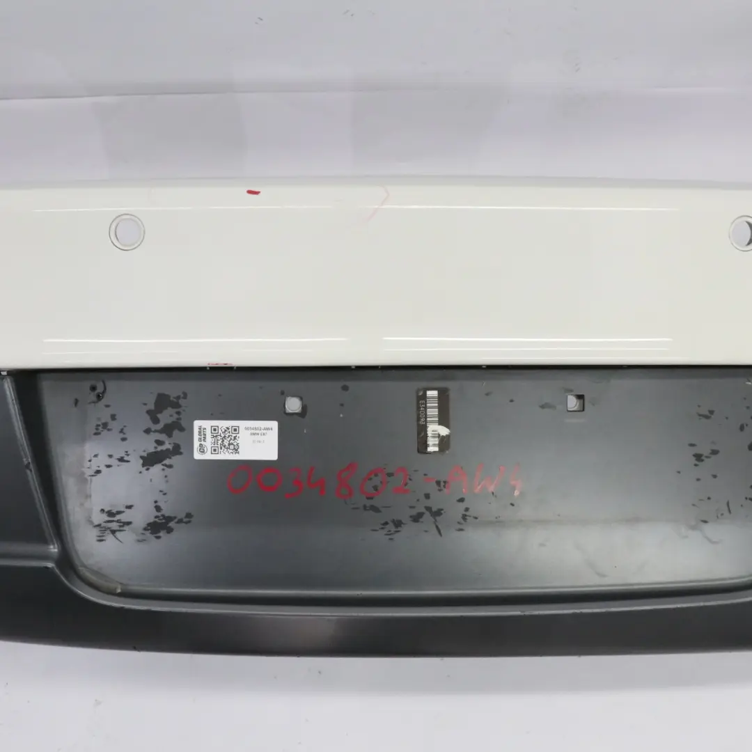Bumper Trim Panel PDC Alpinweiss White - 300 to BMW E81 E87 LCI M Sport Rear with Part number 0034802 BMW E81 E87 LCI M Sport Rear Bumper Trim Panel PDC Alpinweiss White - 300 - SKU 0034802-AW4 - Part number 0034802