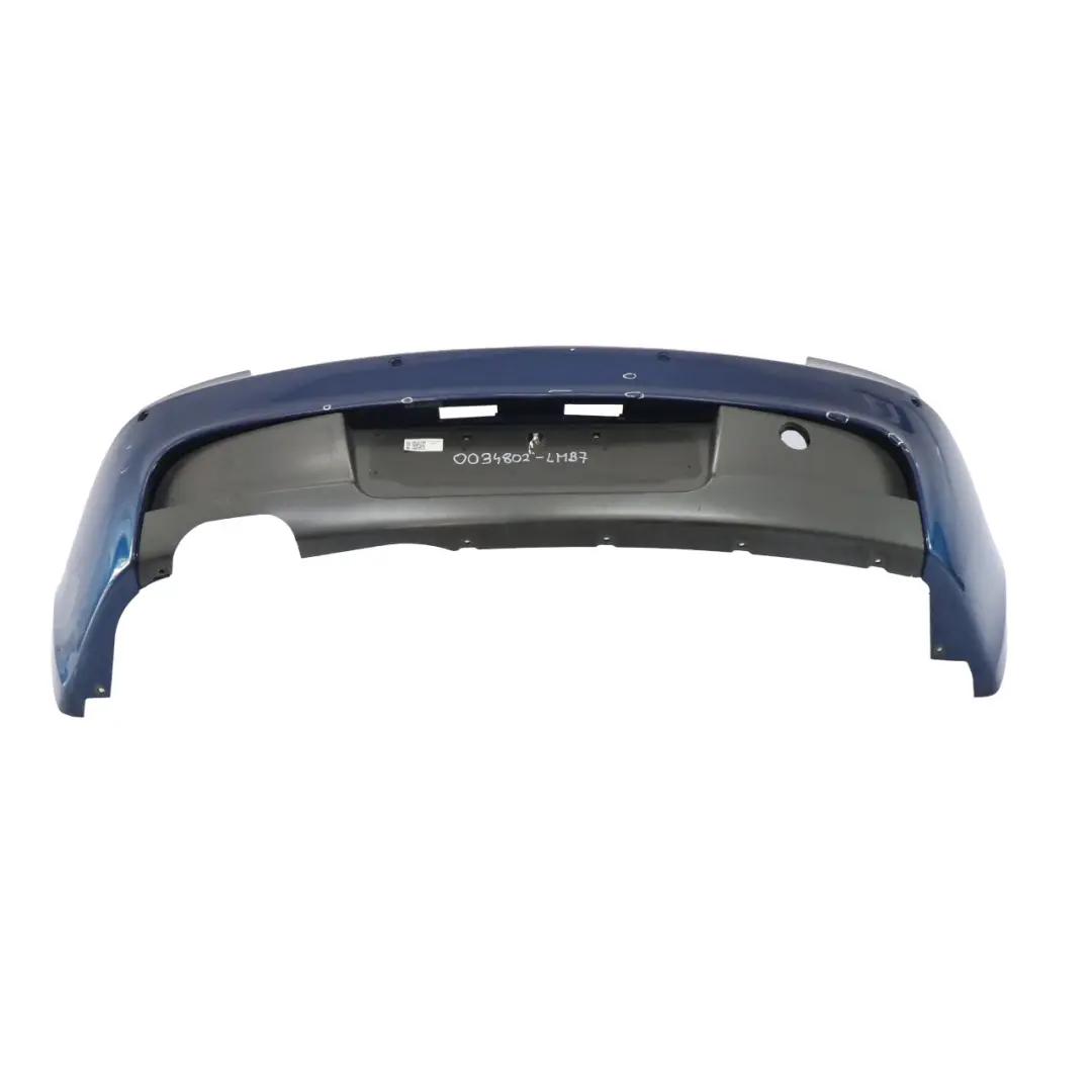 Bumper M Sport Trim Panel PDC Le Mans Blau Blue - 381 to BMW E81 E87 LCI Rear with Part number 0034802 BMW E81 E87 LCI Rear Bumper M Sport Trim Panel PDC Le Mans Blau Blue - 381 - SKU 0034802-LMB7 - Part number 0034802