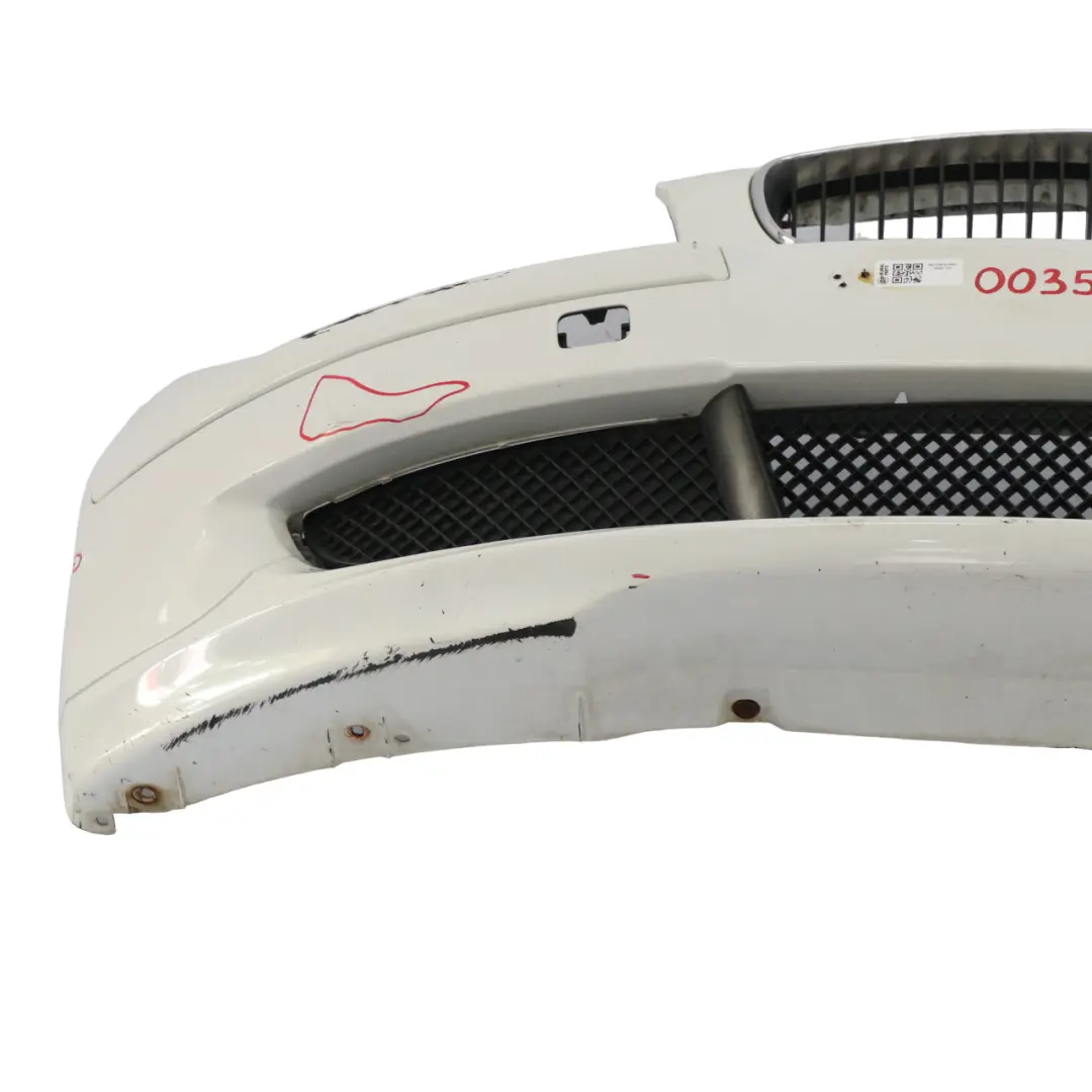 Complete Front Bumper Trim PDC Alpinweiss White 3 - 300 to BMW E81 E87 LCI with Part number 0035909 BMW E81 E87 LCI Complete Front Bumper Trim PDC Alpinweiss White 3 - 300 - SKU 0035909-AW1 - Part number 0035909