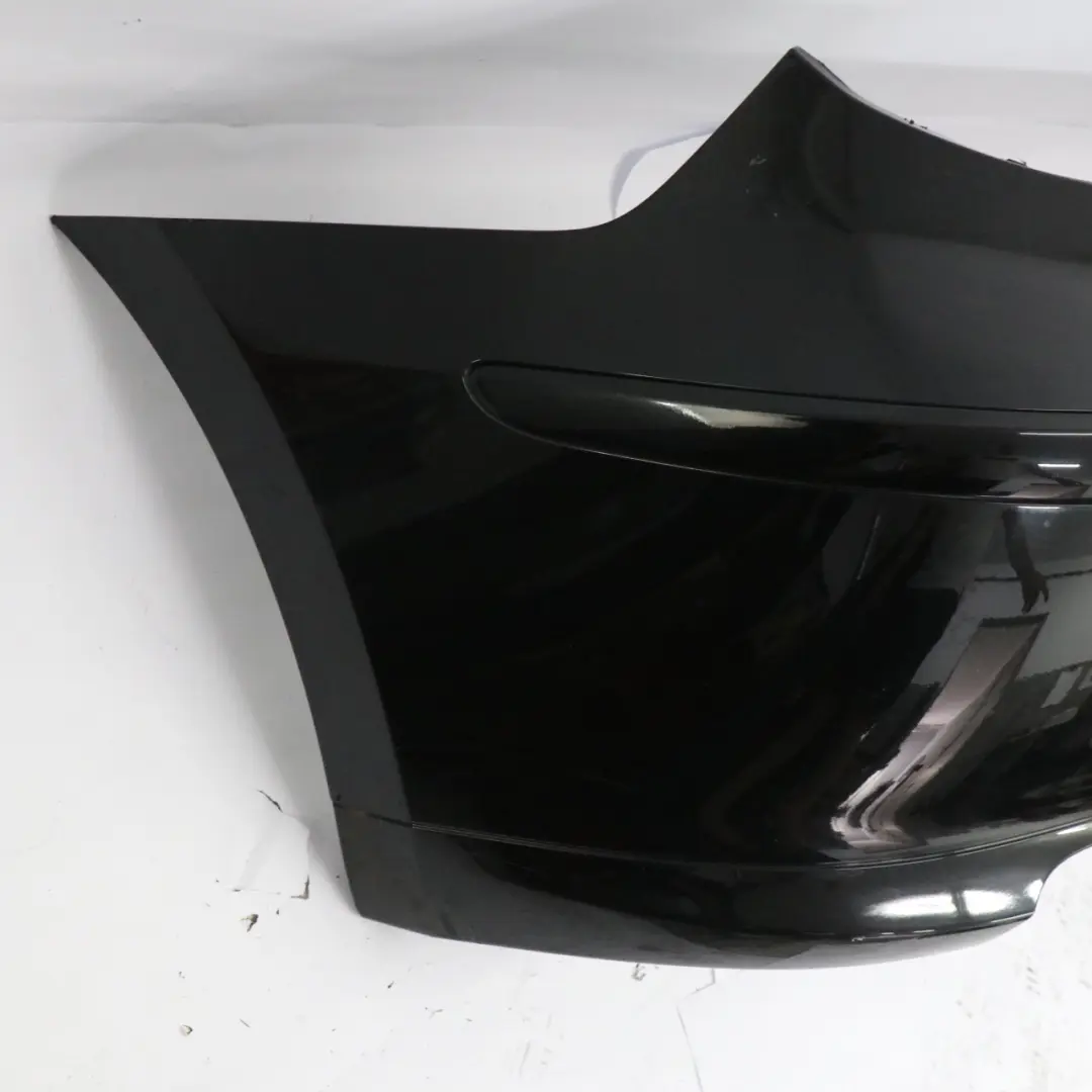 Bumper BMW E81 E87 LCI Trim Panel Black Sapphire Metallic - 475 to Rear with Part number 0035911 Rear Bumper BMW E81 E87 LCI Trim Panel Black Sapphire Metallic - 475 - SKU 0035911-BS1 - Part number 0035911