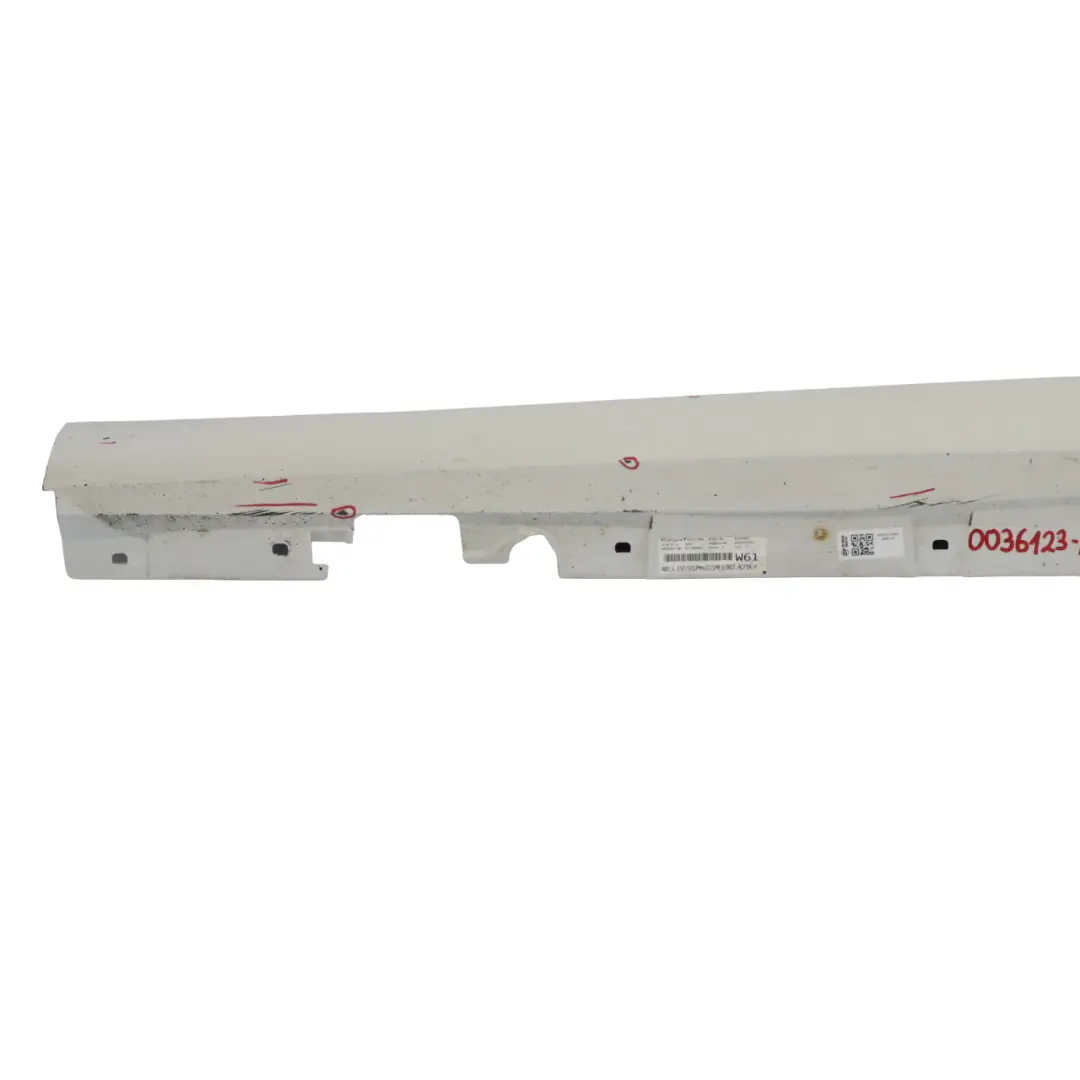 BMW E92 E93 Side Skirt M Sport Sill Strip Cover Left N/S Alpinweiss White - 300 - SKU 0036123-AW2 - Part number 0036123