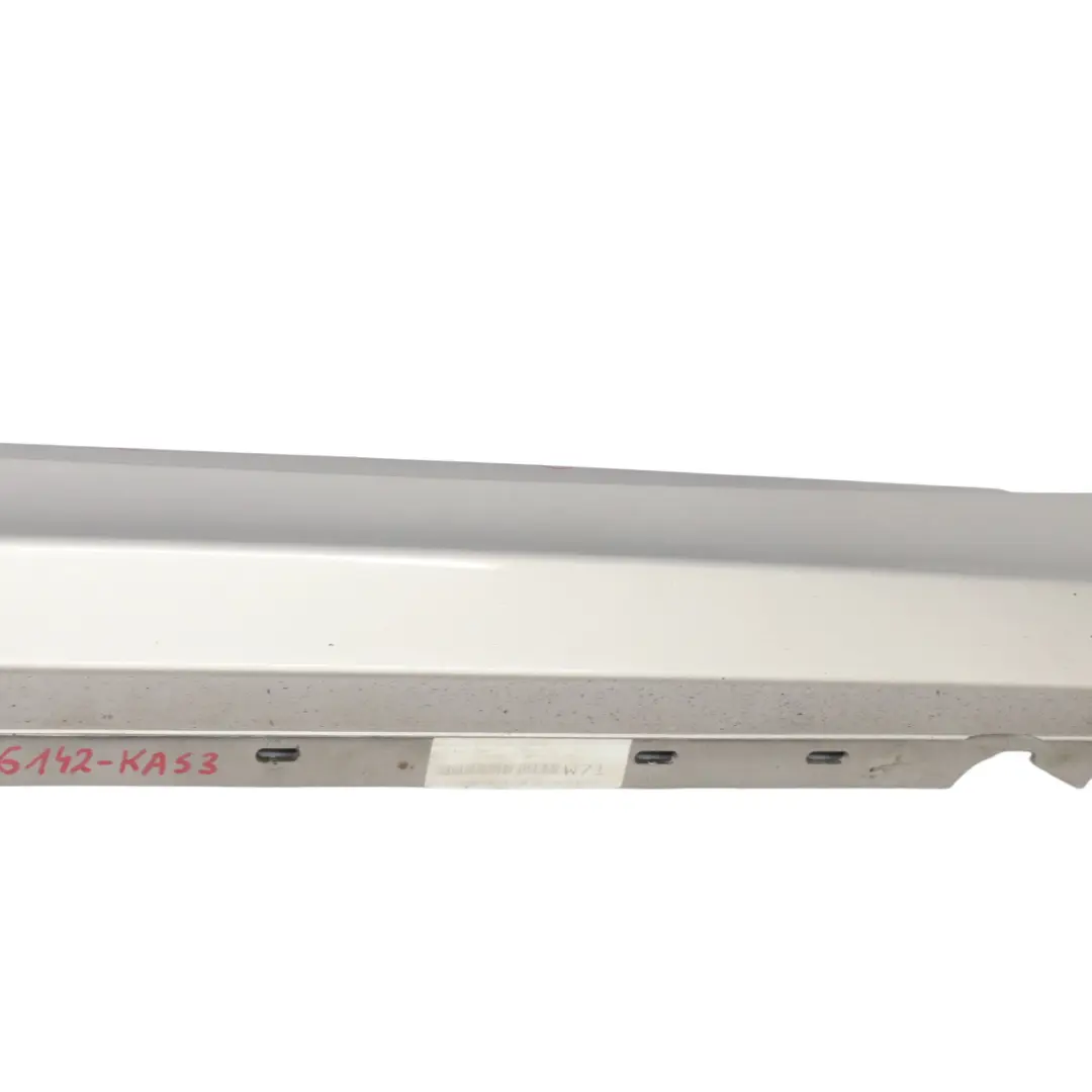 BMW E81 E88 Bande de seuil latérale droite Kaschmirsilber Cashmere Argent A72 - SKU 0036142-KAS3 - Numéro de pièce 0036142