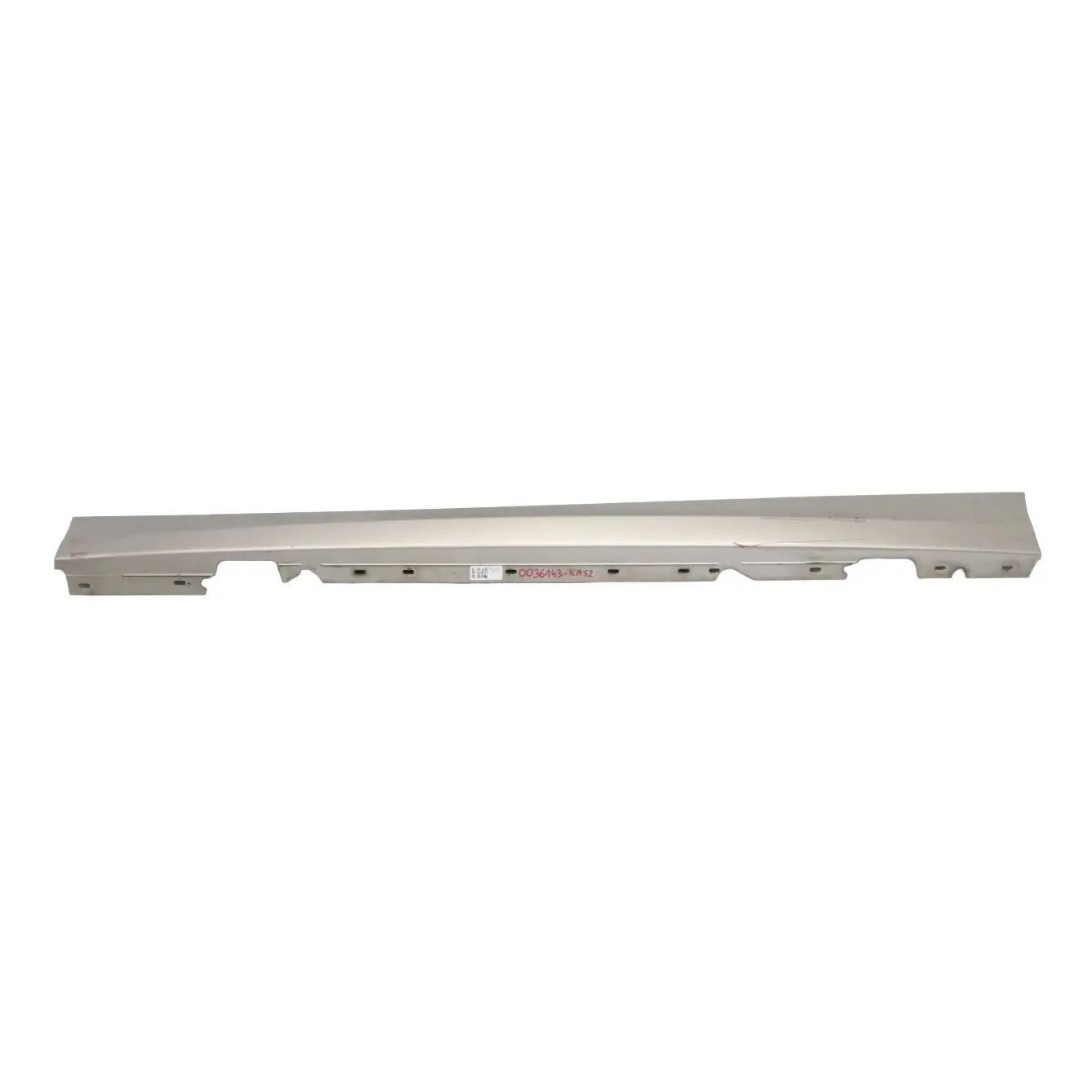 BMW E81 E82 Faldón lateral Sill Strip Izquierda E88 Kaschmirsilber Plata - A72