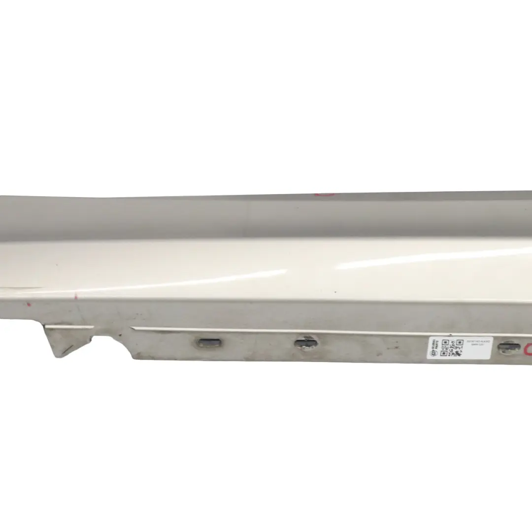 BMW E81 E82 Seitenschwellerleiste Rechts E88 Kaschmirsilber Silber - A72 - SKU 0036143-KAS2 - Teilenummer 0036143