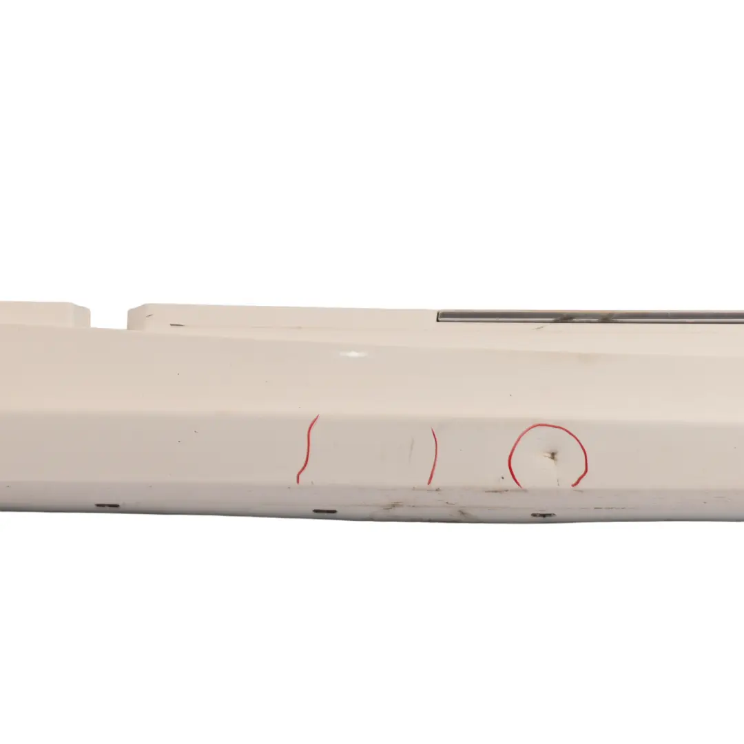 Sill Strip Side Skirt Right O/S Alpinweiss Alpine White - 300 to BMW E87 LCI with Part number 0036144 BMW E87 LCI Sill Strip Side Skirt Right O/S Alpinweiss Alpine White - 300 - SKU 0036144-AW - Part number 0036144