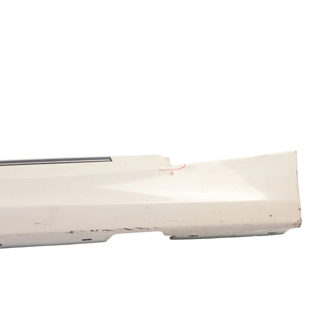 Sill Strip Side Skirt Right O/S Alpinweiss Alpine White - 300 to BMW E87 LCI with Part number 0036144 BMW E87 LCI Sill Strip Side Skirt Right O/S Alpinweiss Alpine White - 300 - SKU 0036144-AW - Part number 0036144