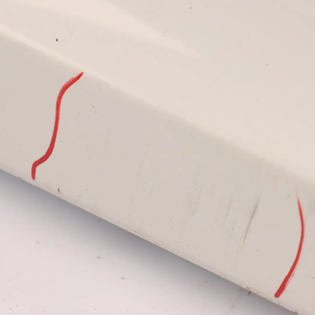 BMW E87 LCI Sill Strip Side Skirt Right O/S Alpinweiss Alpine White - 300 - SKU 0036144-AW - Part number 0036144