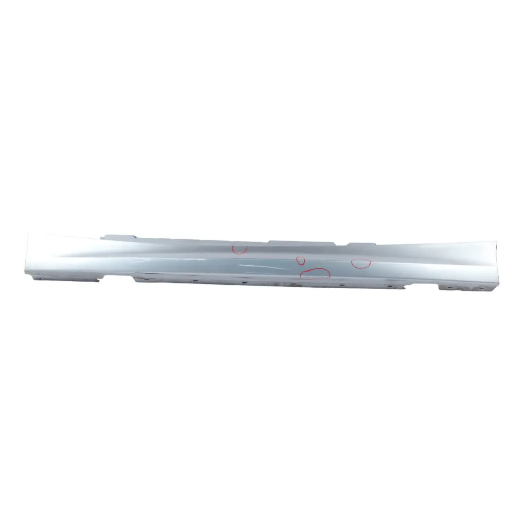 Sill strip side skirt left N/S Bluewater Blue Water Metallic - 896 to BMW E87 LCI with Part number 51770036145 BMW E87 LCI Sill strip side skirt left N/S Bluewater Blue Water Metallic - 896 - SKU 0036145-WB - Part number 51770036145