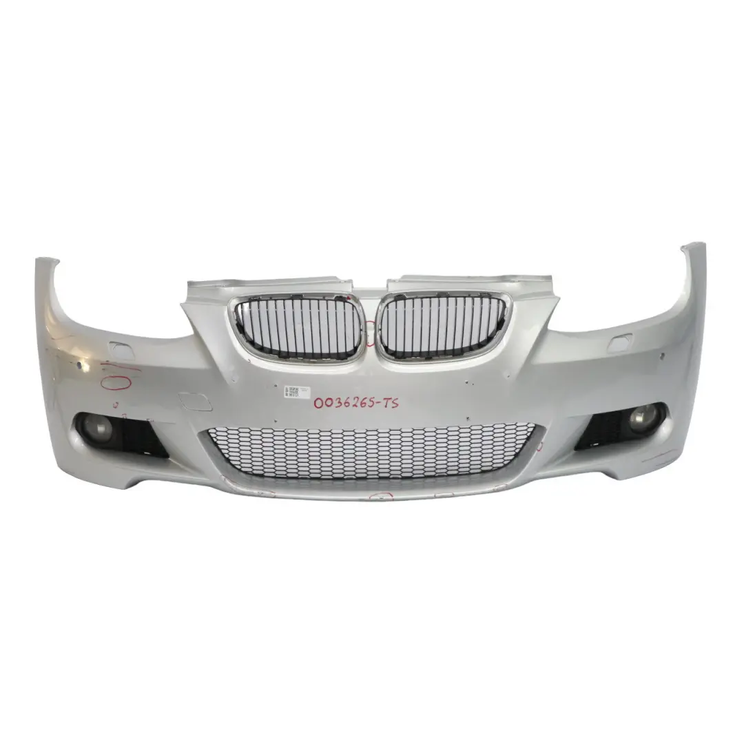 Front Bumper Trim Panel Titansilber Silver Metallic - 354 to BMW E92 E93 M Sport with Part number 0036265 BMW E92 E93 M Sport Front Bumper Trim Panel Titansilber Silver Metallic - 354 - SKU 0036265-TS - Part number 0036265