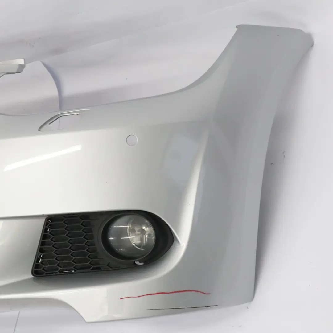 BMW E92 E93 M Sport Front Bumper Trim Panel Titansilber Silver Metallic - 354 - SKU 0036265-TS - Part number 0036265