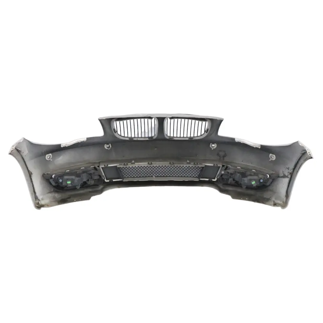 BMW E82 E88 Zderzak Przedni PDC Kaschmirsilber Srebrny Metalik - A72 - SKU 0036653-KAS - Numer Części 0036653