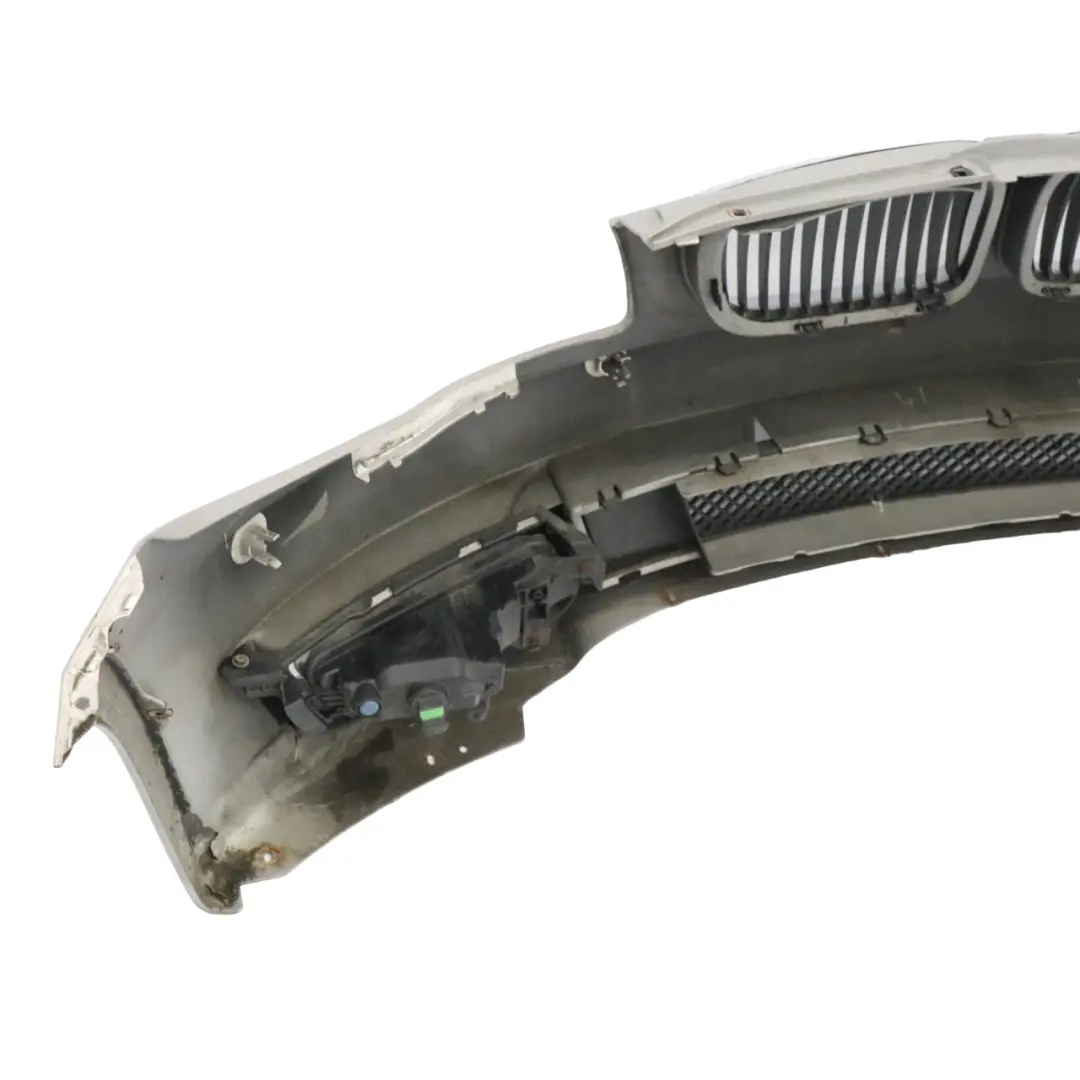 BMW E82 E88 Zderzak Przedni PDC Kaschmirsilber Srebrny Metalik - A72 - SKU 0036653-KAS - Numer Części 0036653