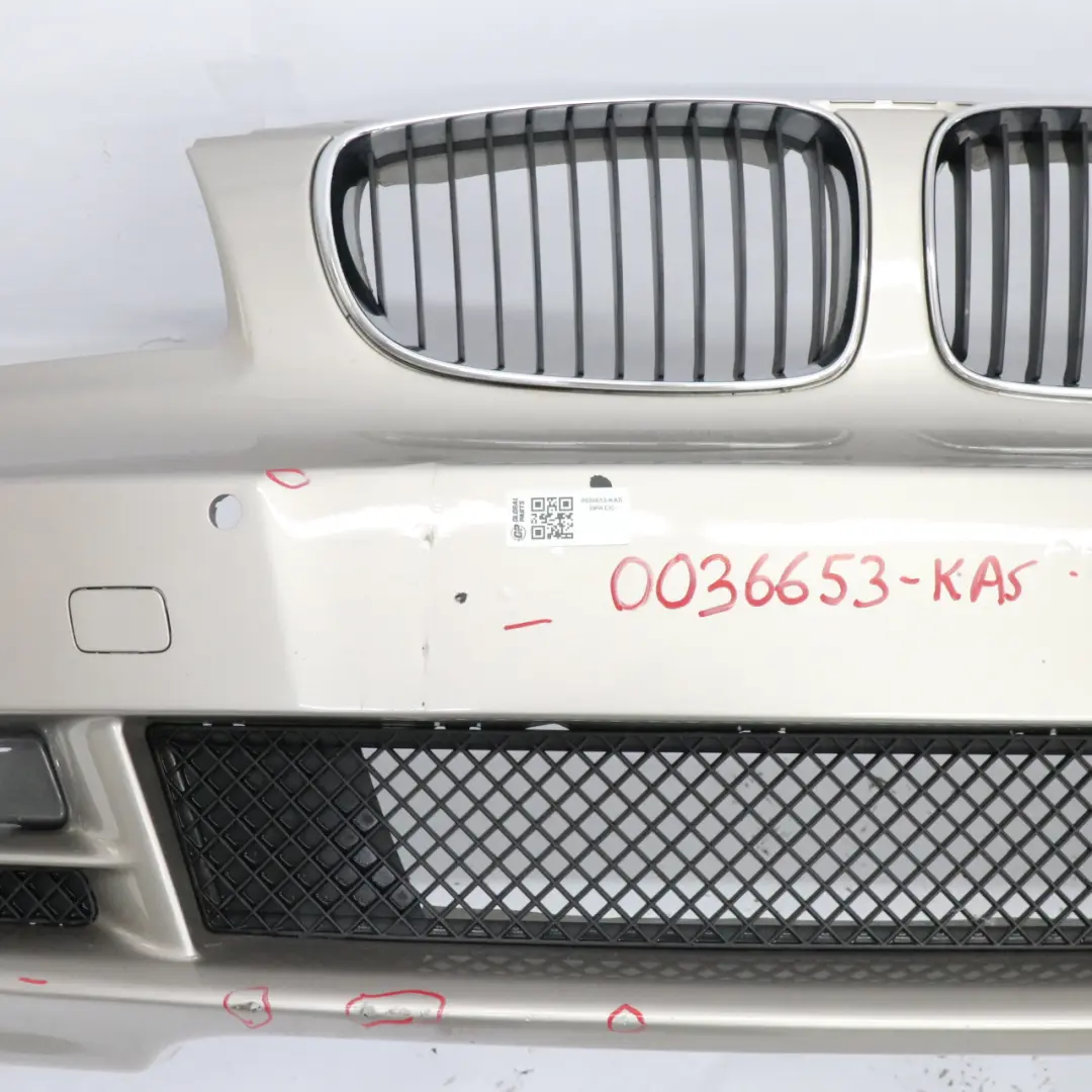 BMW E82 E88 Front Bumper Trim Cover PDC Kaschmirsilber Silver Metallic - A72 - SKU 0036653-KAS - Part number 0036653