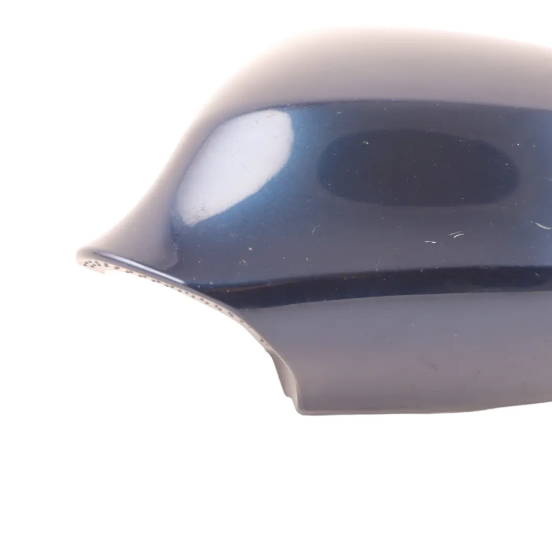 Wing Mirror Cover BMW E90 E91 LCI Left N/S Cap Casing Tiefseeblau Blue A76 to with Part number 0036829 Wing Mirror Cover BMW E90 E91 LCI Left N/S Cap Casing Tiefseeblau Blue A76 - SKU 0036829-DSB - Part number 0036829