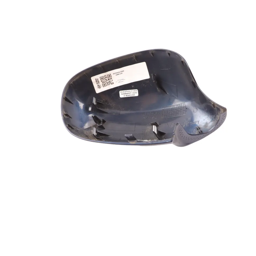 Abdeckkappe Links Tiefseeblau Metallic A76 für BMW 3 er E90 E91 LCI mit Teilenummer 0036829 BMW 3 er E90 E91 LCI Abdeckkappe Links Tiefseeblau Metallic A76 - SKU 0036829-DSB - Teilenummer 0036829