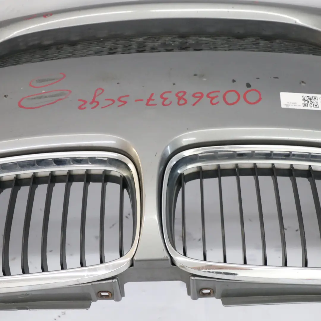 BMW E90 E91 LCI Front Bumper Trim Panel Complete Spacegrau Grey - A52 - SKU 0036837-SCG2 - Part number 0036837