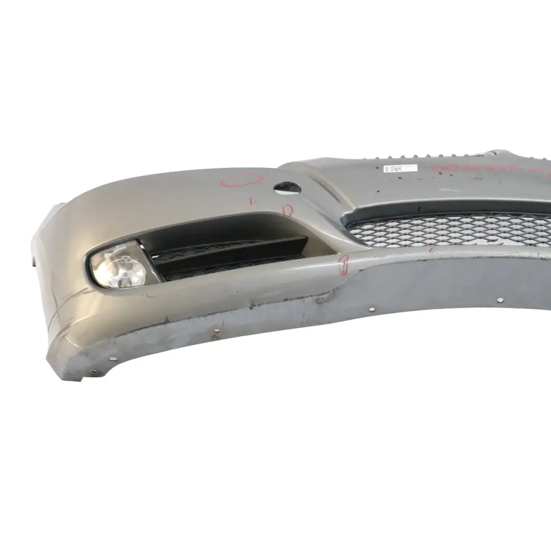 BMW E90 E91 LCI Front Bumper Trim Panel Complete Spacegrau Grey - A52 - SKU 0036837-SCG2 - Part number 0036837