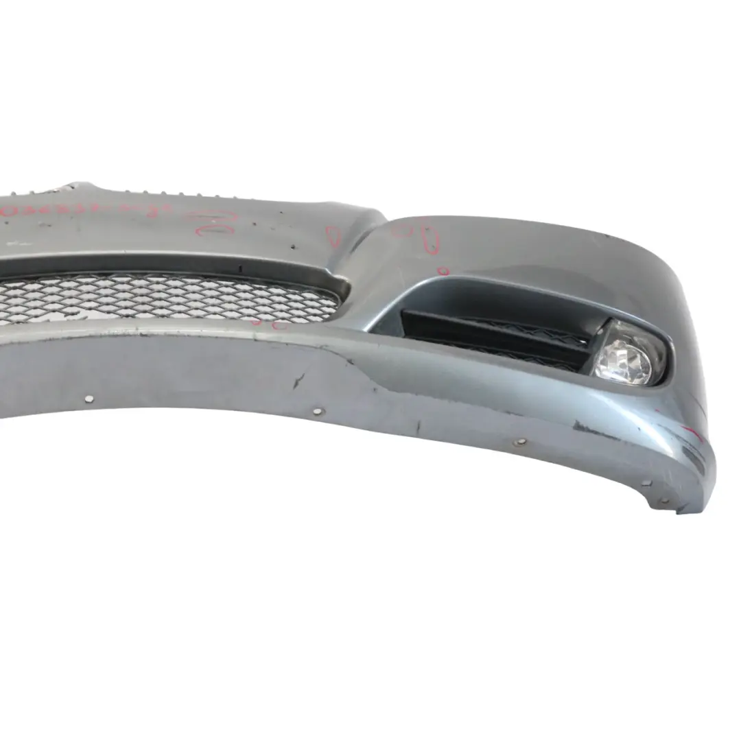 BMW E90 E91 LCI Front Bumper Trim Panel Complete Spacegrau Grey - A52 - SKU 0036837-SCG2 - Part number 0036837