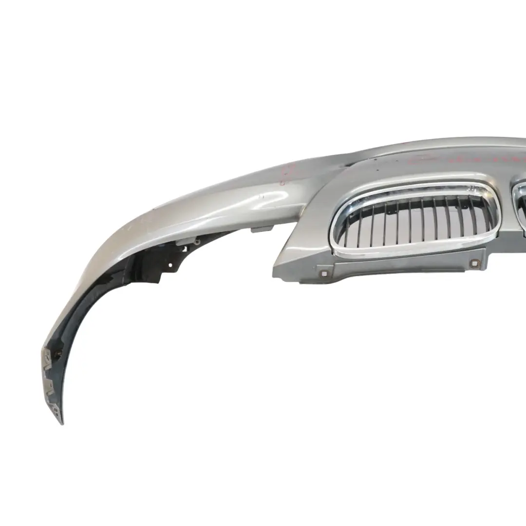 BMW E90 E91 LCI Front Bumper Trim Panel Complete Spacegrau Grey - A52 - SKU 0036837-SCG2 - Part number 0036837