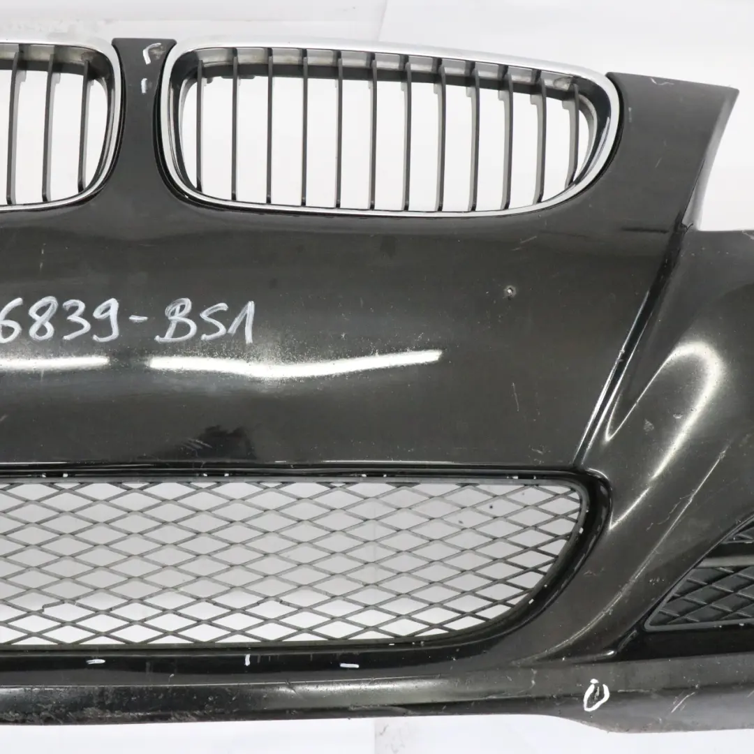 Front Bumper Trim Panel Complete Black Sapphire Metallic - 475 to BMW E90 LCI with Part number 0036839 BMW E90 LCI Front Bumper Trim Panel Complete Black Sapphire Metallic - 475 - SKU 0036839-BS1 - Part number 0036839