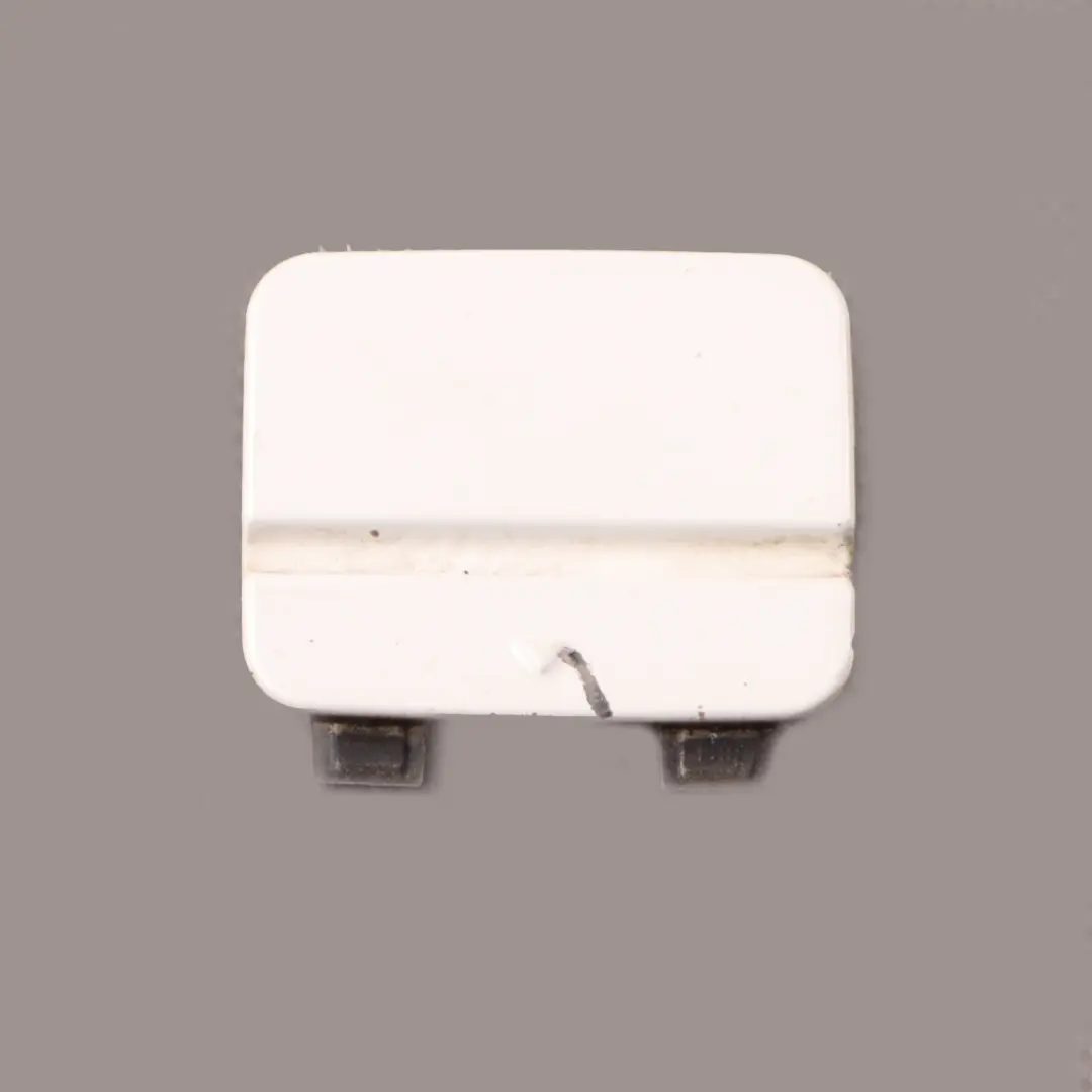 BMW E91 LCI Flap Towing Eye Cover Rear Bumper Cap Alpine White 300 7202672 - SKU 0036882-AW - Part number 0036882